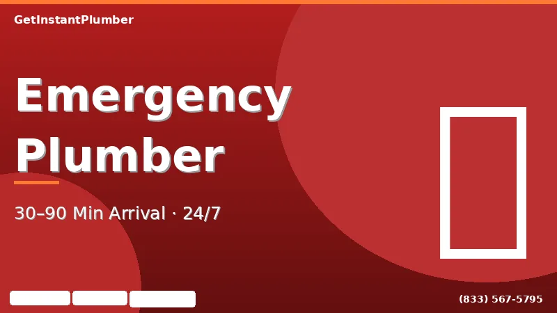 Customer calling GetInstantPlumber emergency line