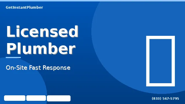 Licensed emergency plumber fixing burst pipe