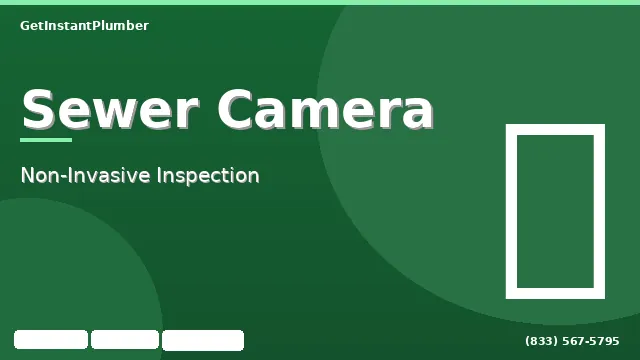 Sewer line repair using camera and hydro-jet